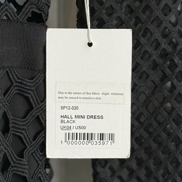 NWT Self-Portrait Elegant Black Mini Dress - Picture 3 of 6